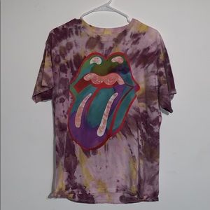 Rolling Stones Vintage Look Tie Dye T Shirt